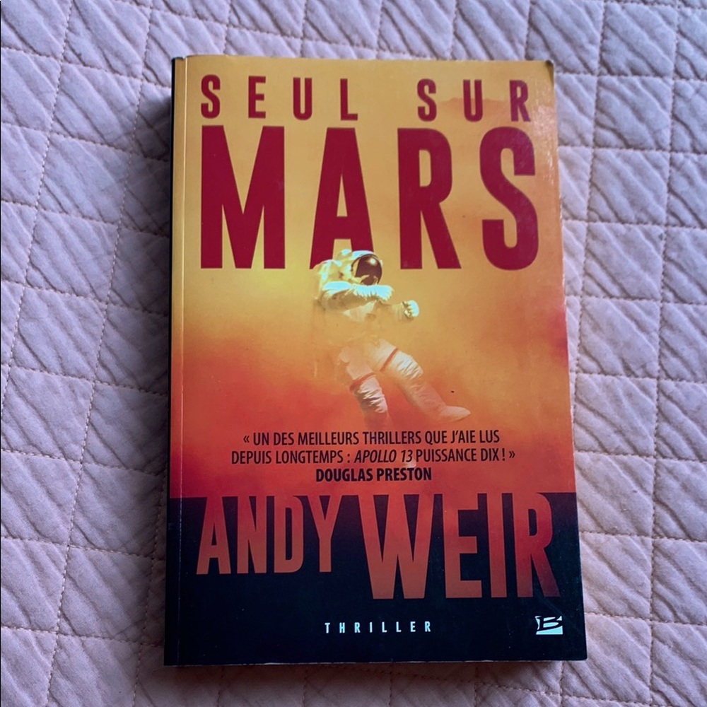 LIVRE - Seul sur Mars De Andy Weir - Francais